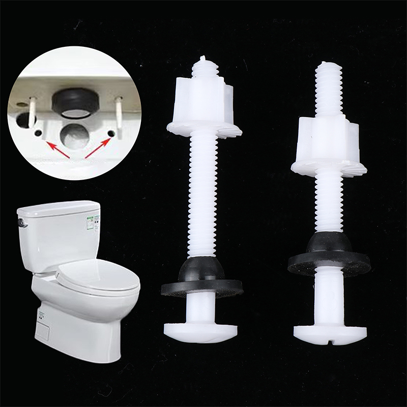 Home Bathroom Fittings - 2Pcs Plastic Toilet Seat Hinge Repair