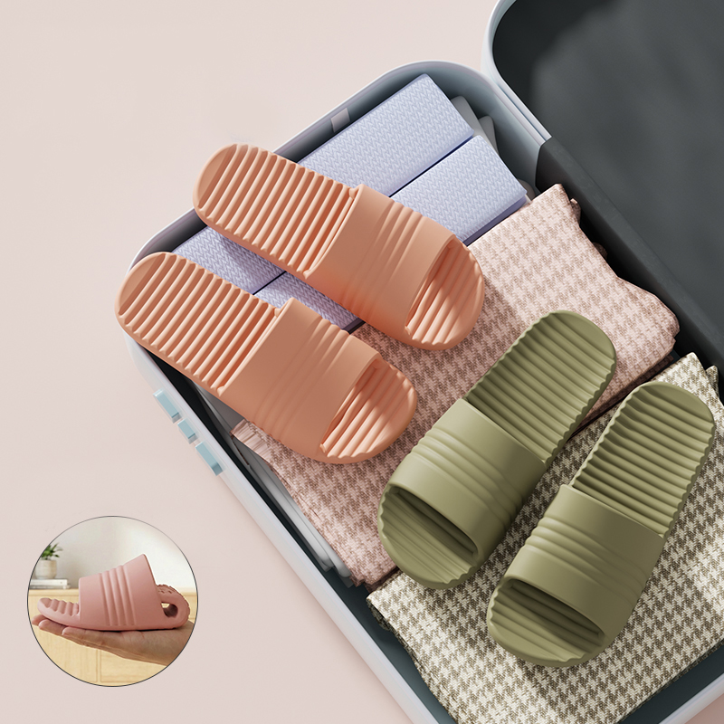 Home Outdoor Bathroom - Foldable Travel Slippers Unisex EVA Flip