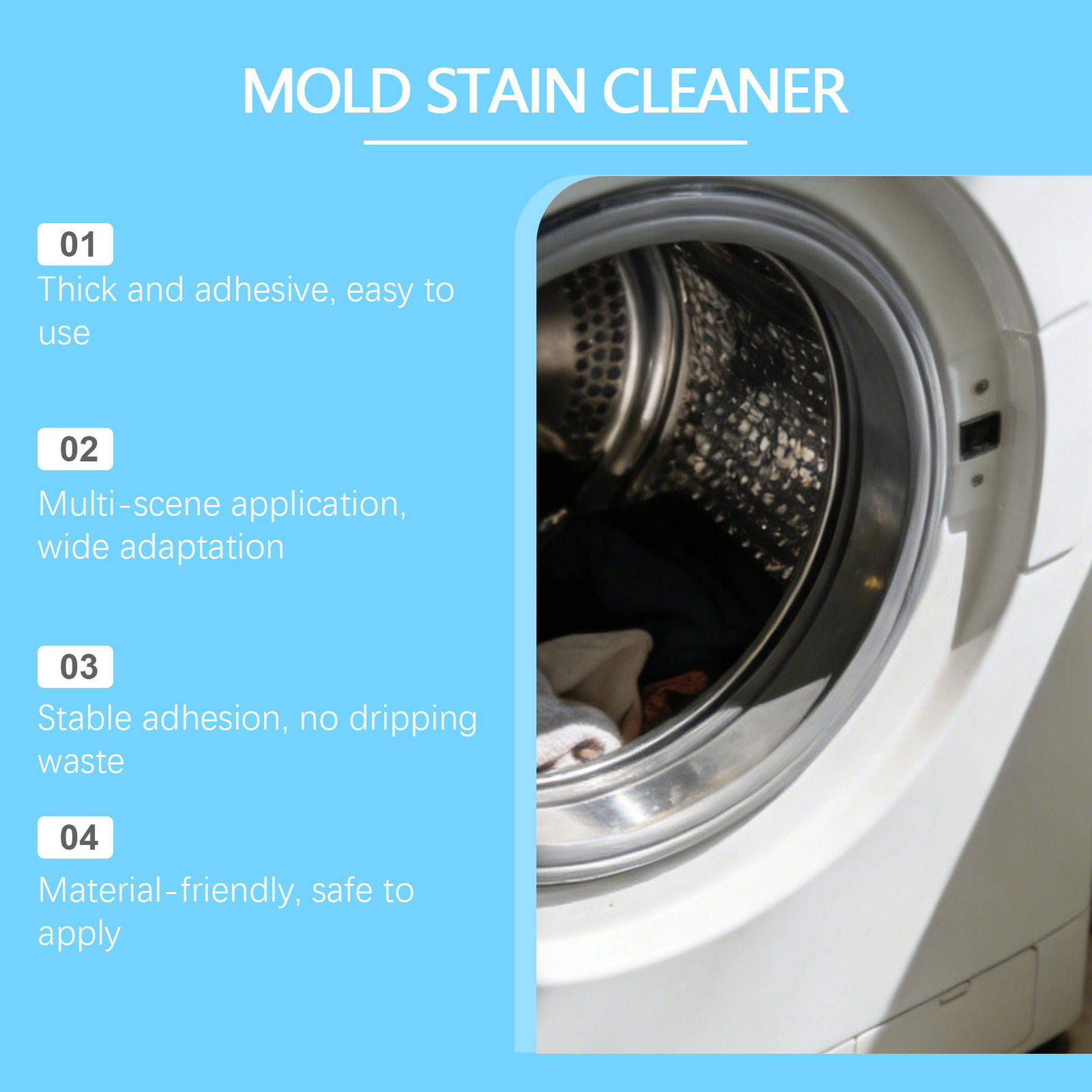 Home Bathroom Cleaning Solution - Mold Removing Gel For Bathroom Tiles