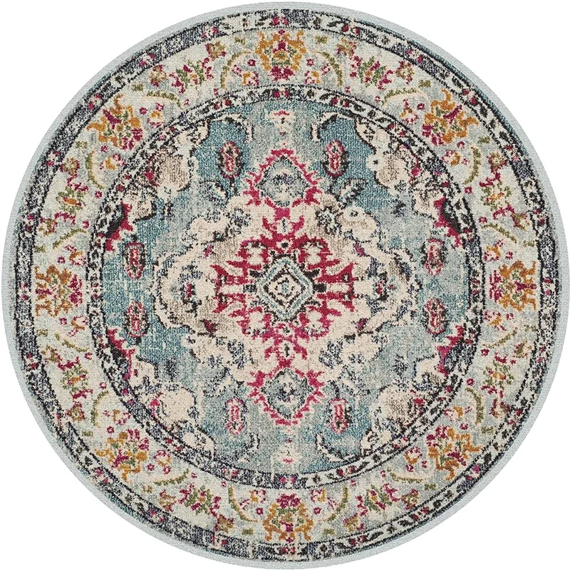 Home Bathroom Plan - Persian Style Round Rugs For Living