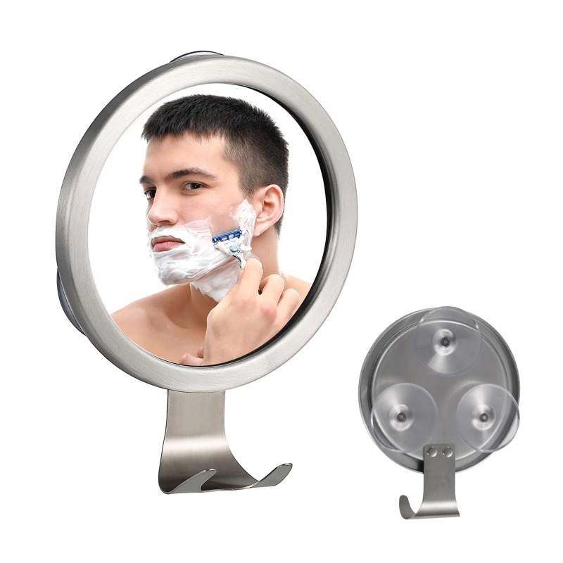 Shaving Mirror Suction - Bathroom Fogless Shower Mirror with Suction
