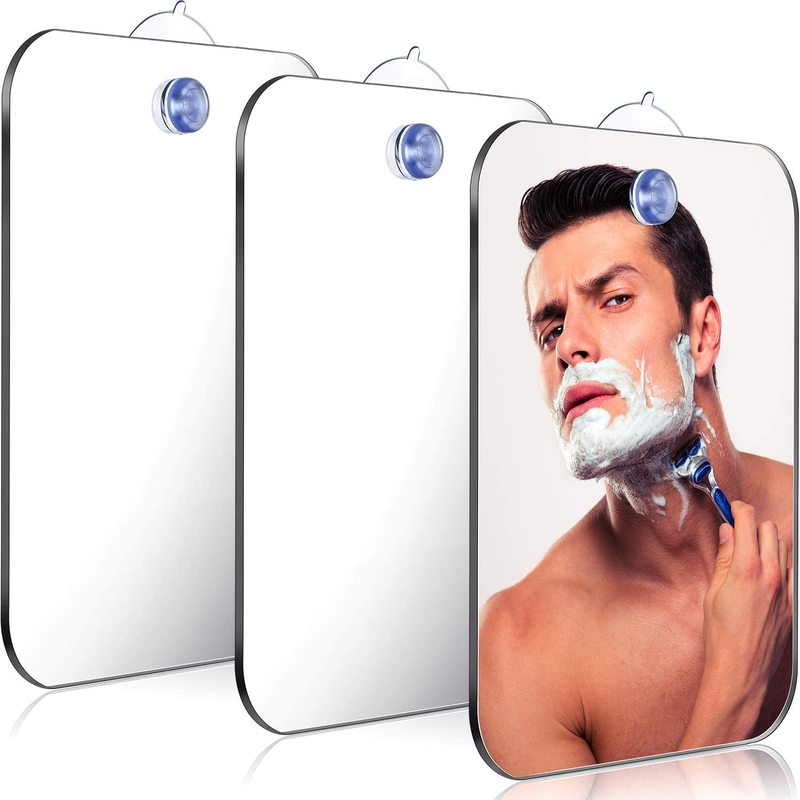 Shaving Mirror Suction - 1pcs Acrylic Mirror With Wall Suction