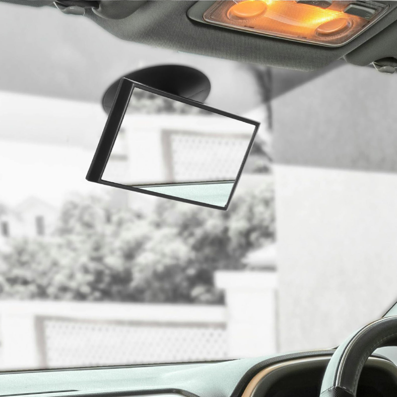Shaving Mirror Suction - Car Suction Cup Rearview Mirror, Adjustable