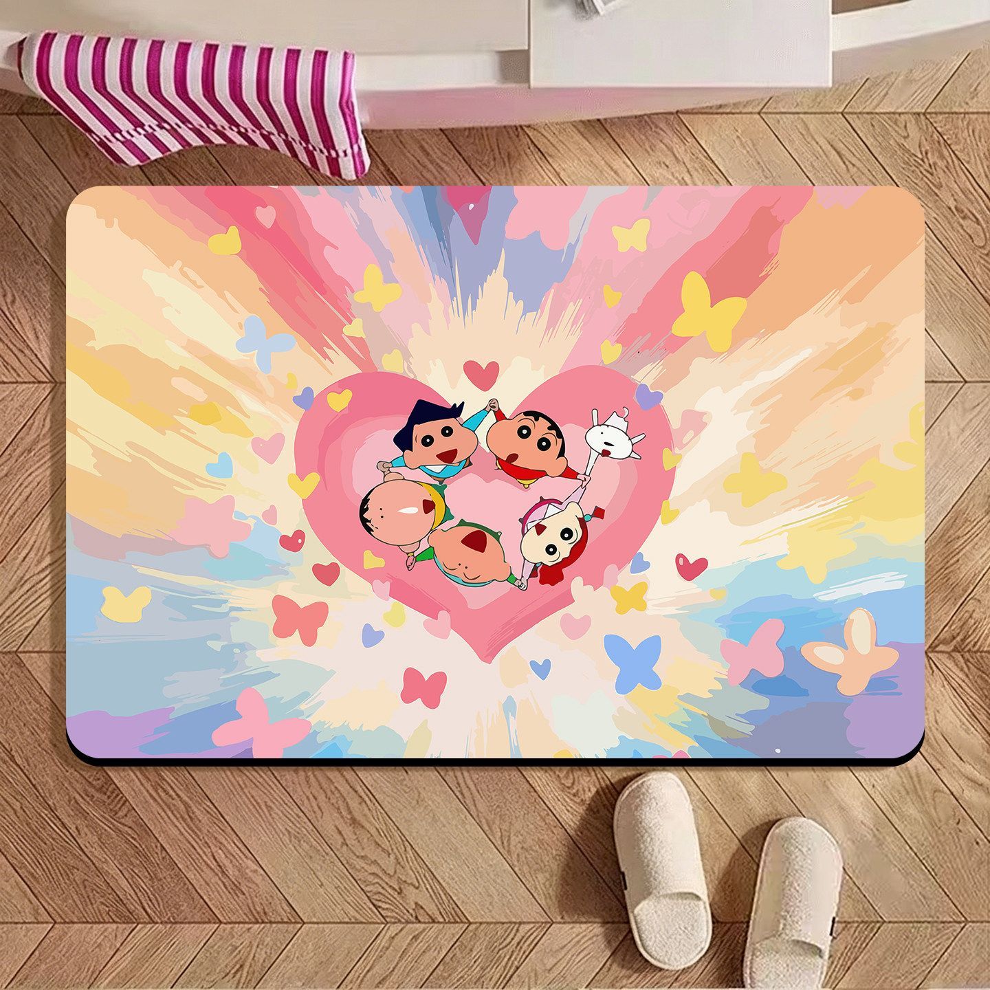Crayon Shin‑chan Irregular Bat - Home Goods Bathroom Rugs recension och pris