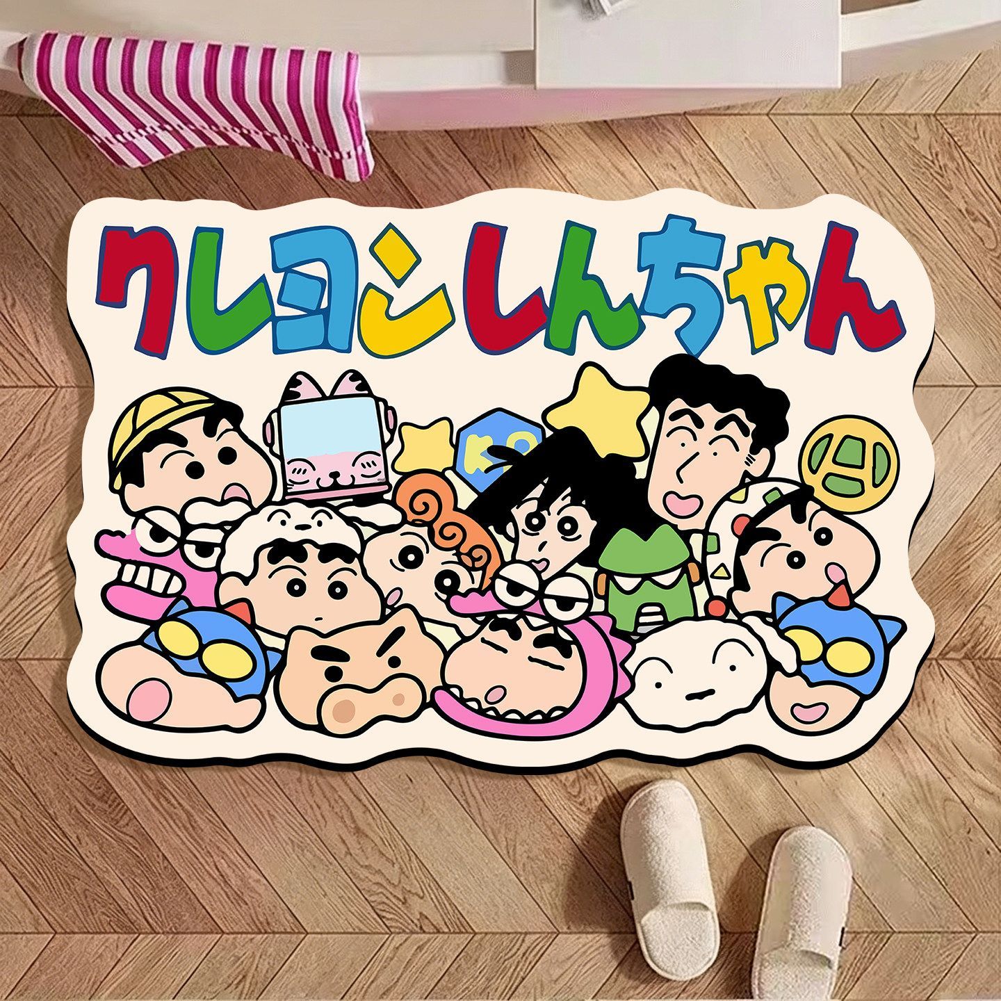 Crayon Shin‑chan Irregular Bat - Home Goods Bathroom Rugs recension och pris