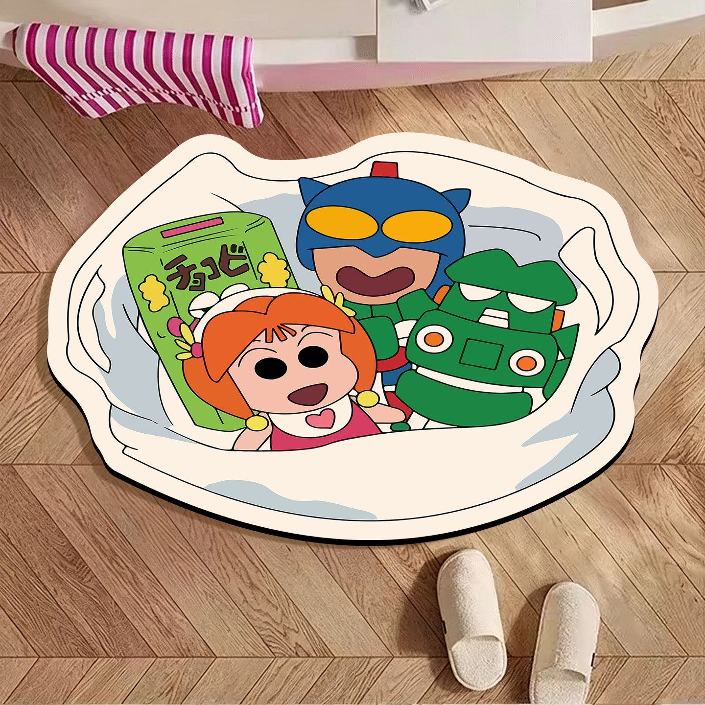 Crayon Shin‑chan Irregular Bat - Home Goods Bathroom Rugs recension och pris