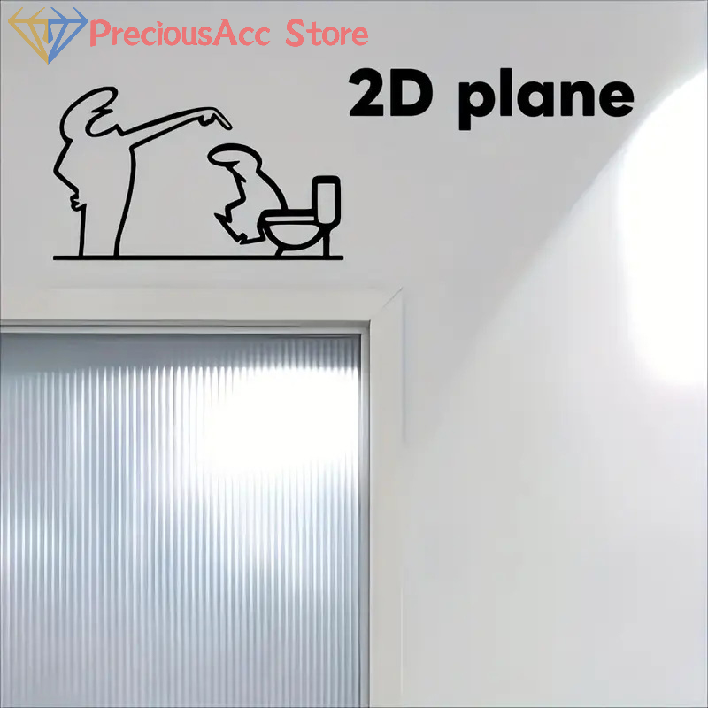 La Linea Minimalist Line Art S - Home Bathroom Door Design recension och pris