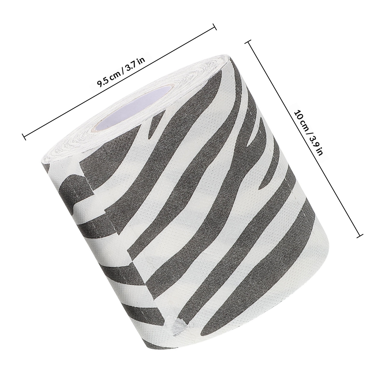 2Pcs Zebra Print Toilet Paper  - Home Bathroom Design recension och pris
