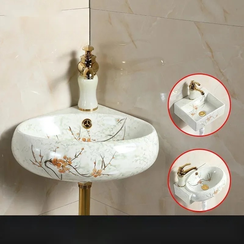 & Ceramic Corner Triangle Wall - Home Bathroom Design recension och pris