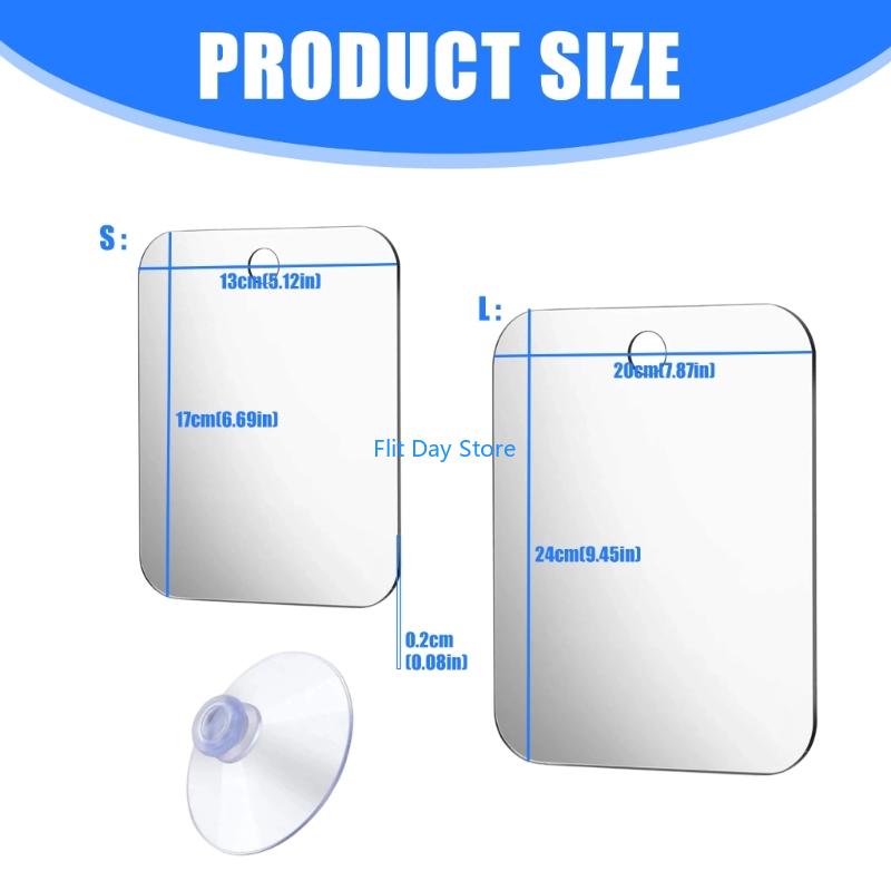 F92C Acrylic Shaving Mirror wi - Shaving Mirror Suction recension och pris