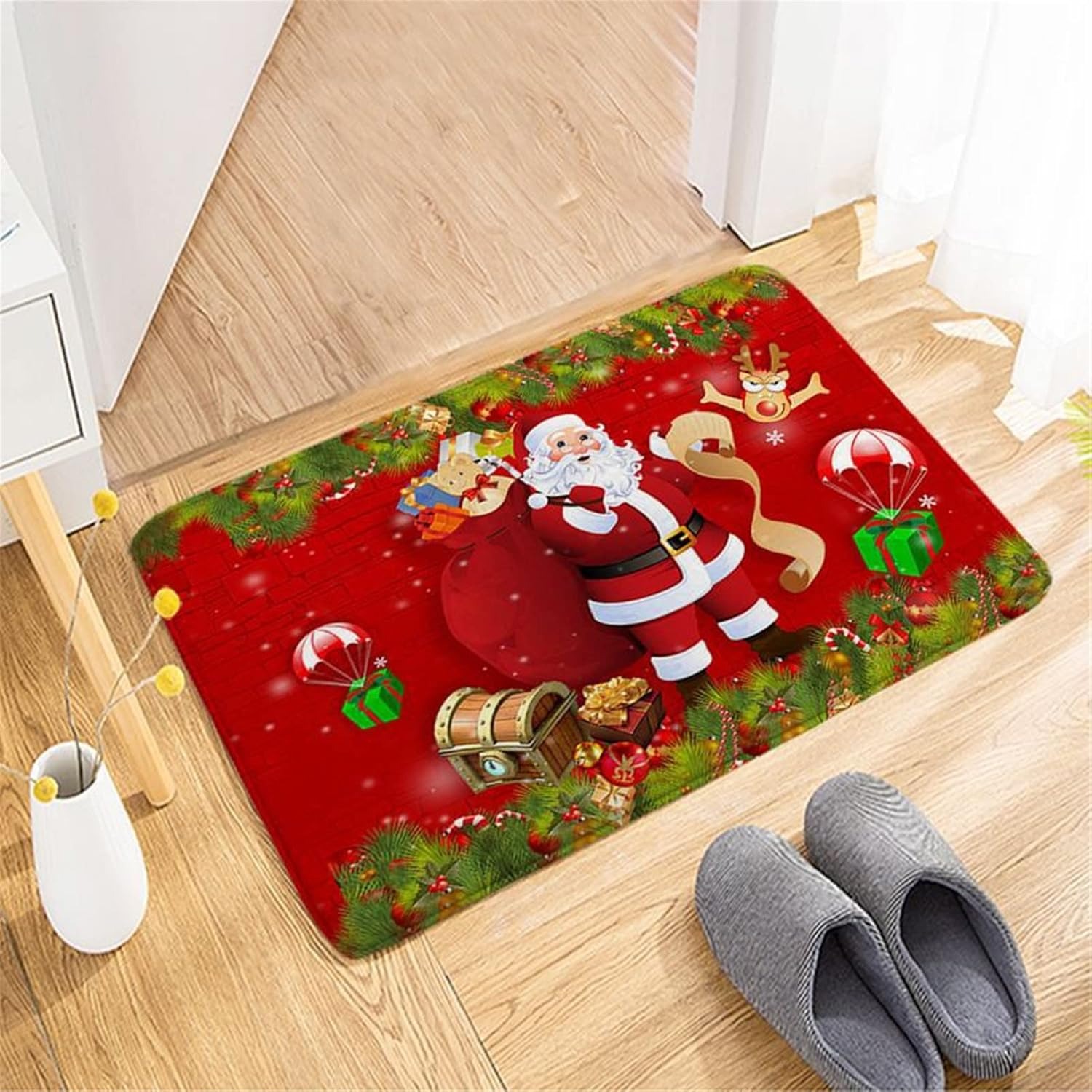 Christmas Themed Welcome Mat N - Home Outdoor Bathroom recension och pris