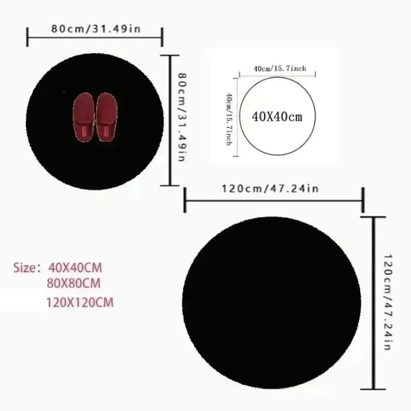 2D Visual Koi Fish Pond Round  - Home Goods Bathroom Rugs recension och pris
