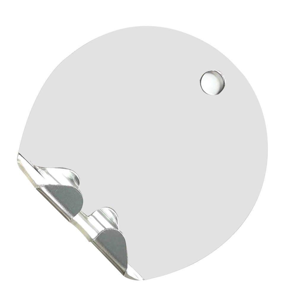 Round Silver Fog Free Bathroom - Shaving Mirror Suction recension och pris