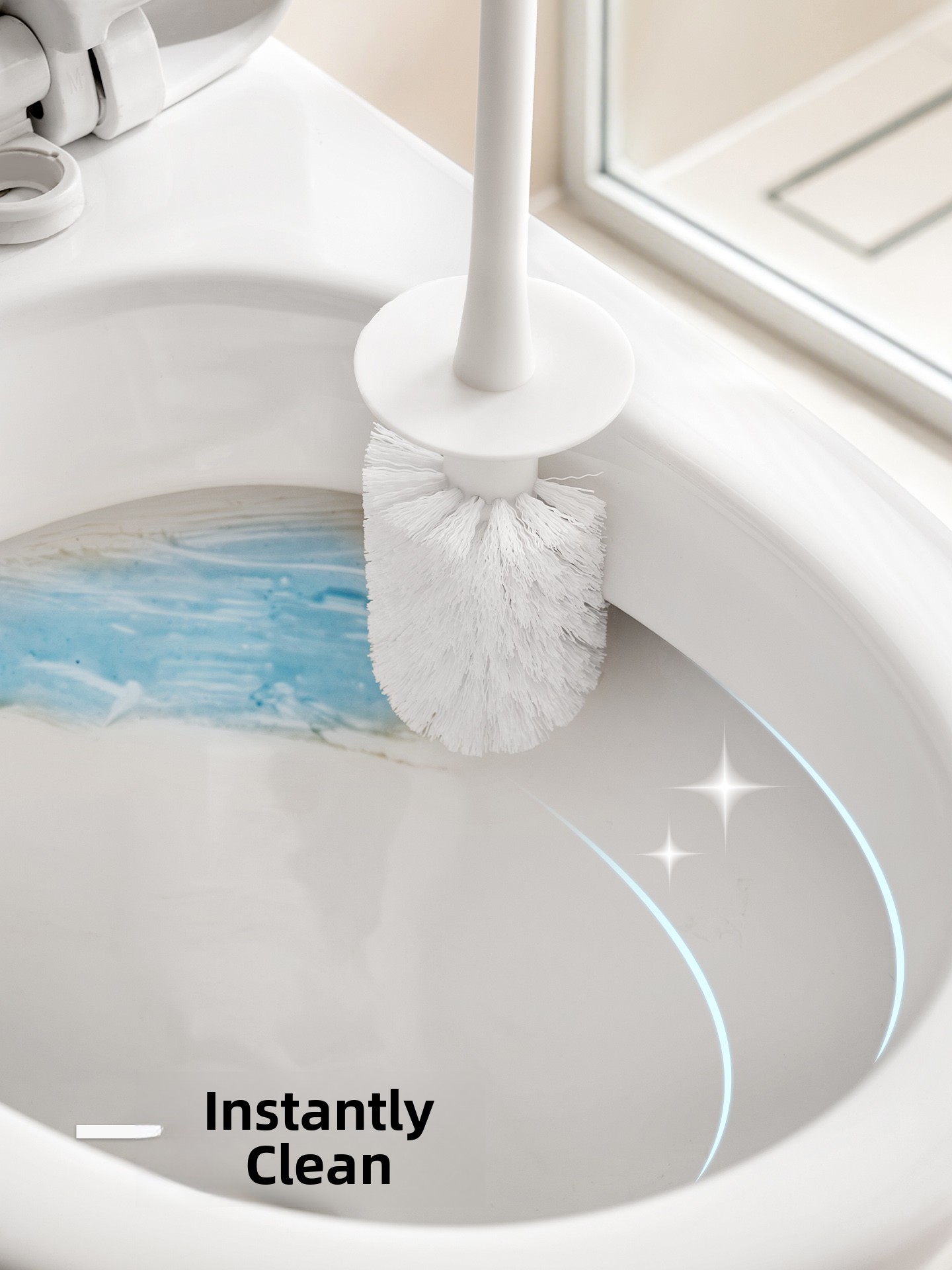 Corner Toilet Brush Wall Mount - Home Needs Bathroom Cleaning recension och pris