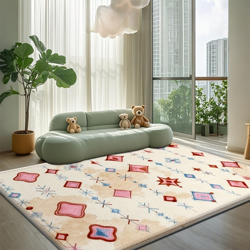 Pastel Rainbow Striped Good Mo - Home Goods Bathroom Rugs recension och pris