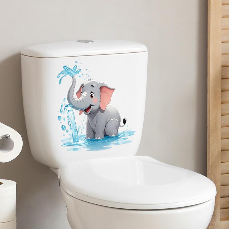 【HG】Ocean Themed Toilet Sticke - Home Bathroom Design recension och pris