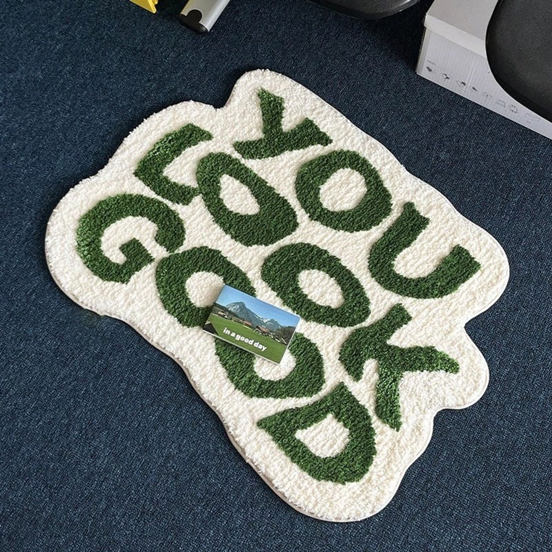Tufted You Look Good Rug Custo - Home Goods Bathroom Rugs recension och pris