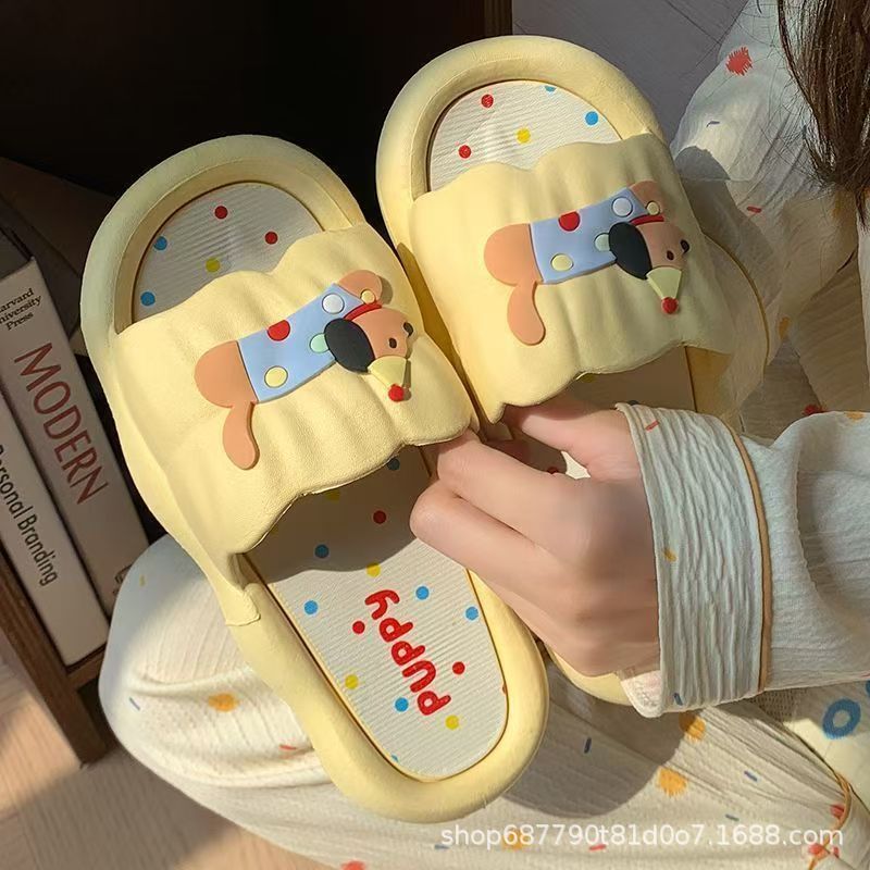 Cartoon Hot Dog Slippers for W - Home Outdoor Bathroom recension och pris