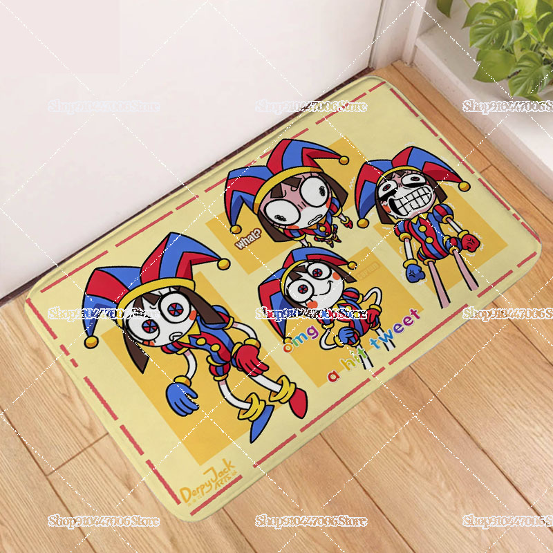 Cartoon The Amazing Circus Vel - Home Goods Bathroom Rugs recension och pris