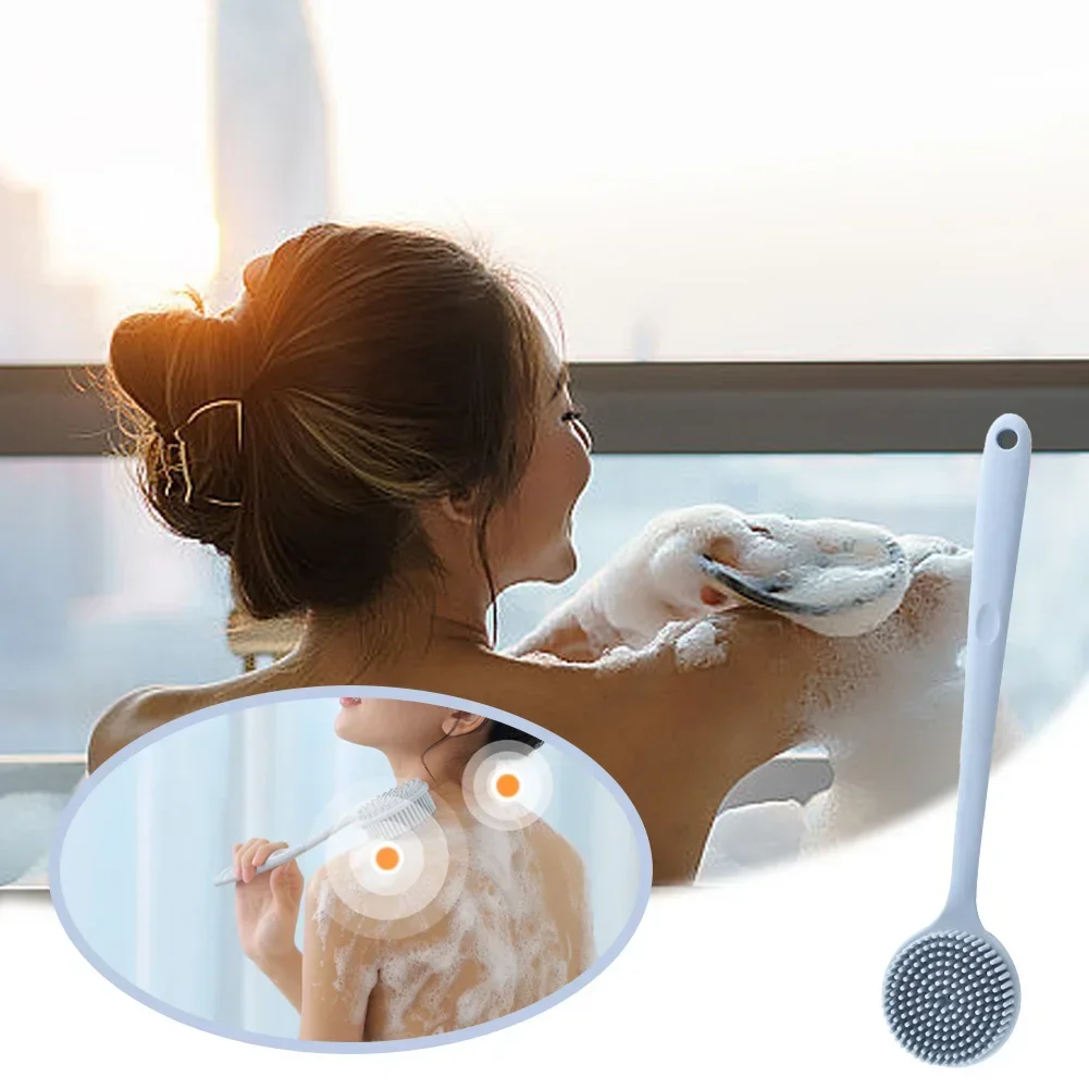 Silicone Long Handle Shower Br - Home Bathroom Cleaning Machine recension och pris