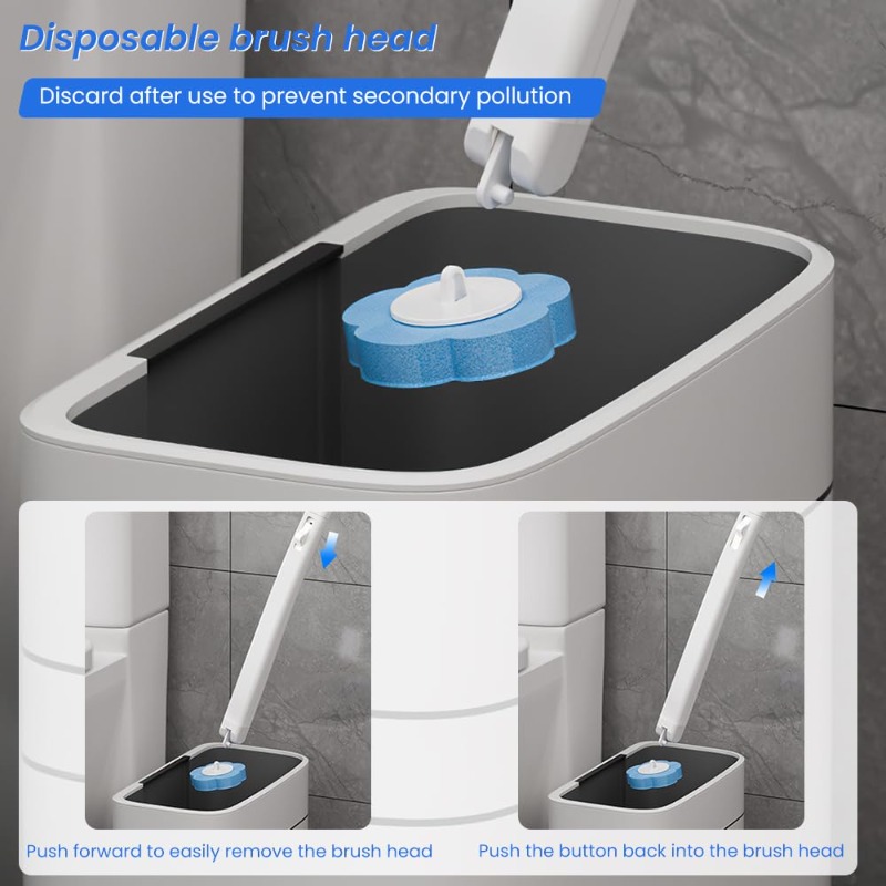 Toilet Brush with Disposable R - Home Bathroom Upgrades recension och pris