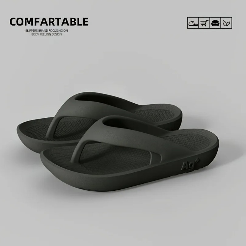 Men Home Flip Flops Cloud Sand - Home Outdoor Bathroom recension och pris