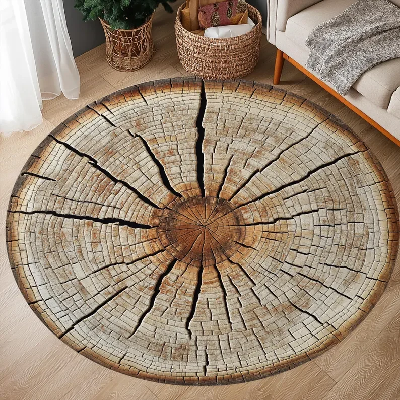 Natural Woodland Charm Tree Ri - Home Bathroom Door Design recension och pris
