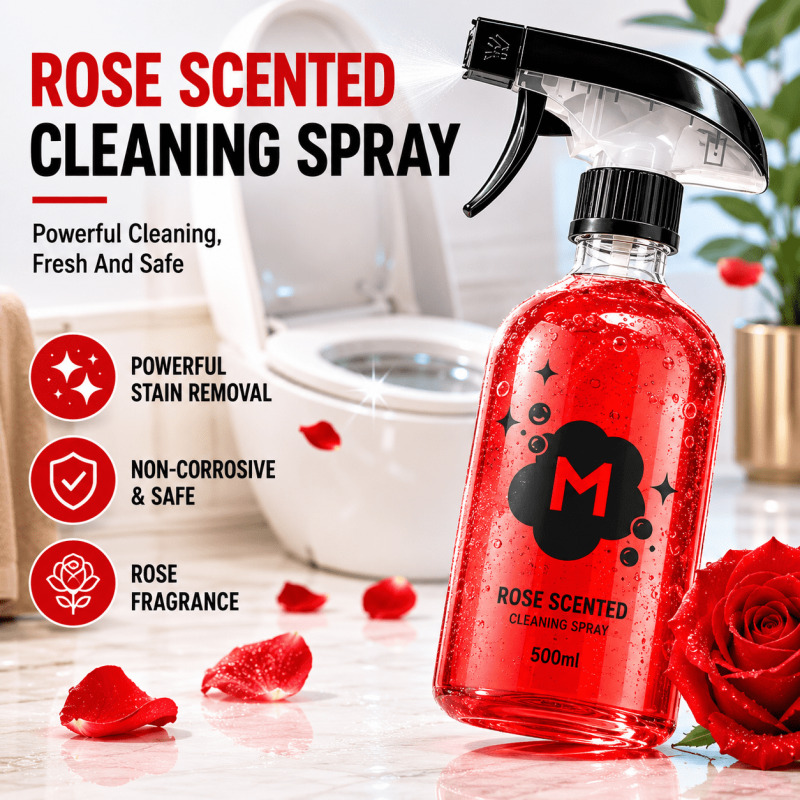 Toilet Cleaner Rose Fragrance  - Home Bathroom Cleaning Solution recension och pris
