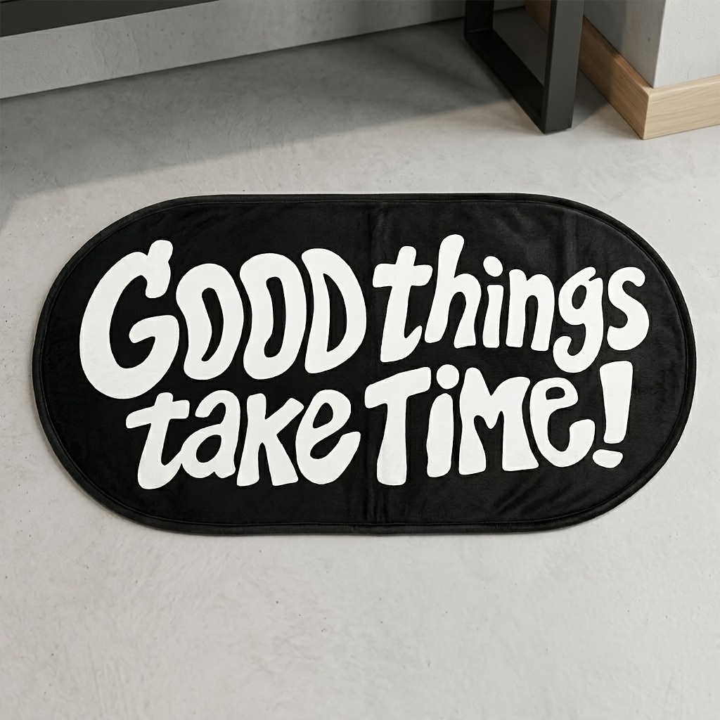 VIKAMA Good Things Carpet Blac - Home Goods Bathroom Rugs recension och pris