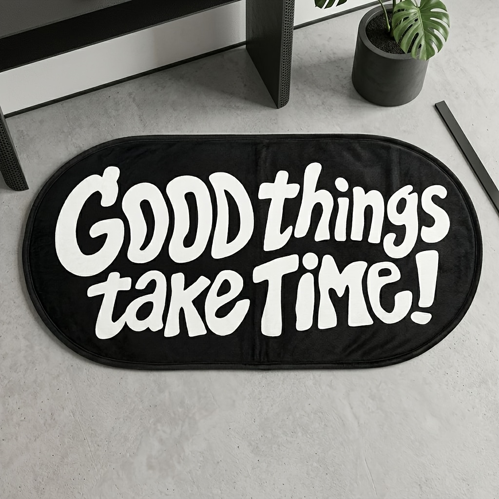VIKAMA Good Things Carpet Blac - Home Goods Bathroom Rugs recension och pris