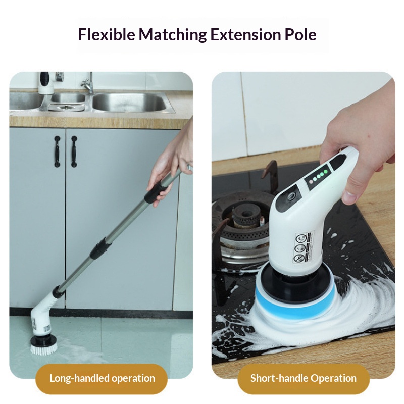 HOMEFISH Cordless Spin Scrubbe - Home Bathroom Cleaning Machine recension och pris
