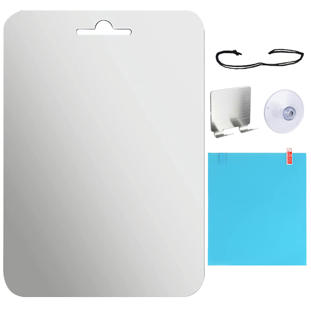 Acrylic Anti Fog Mirror Shower - Shaving Mirror Suction recension och pris