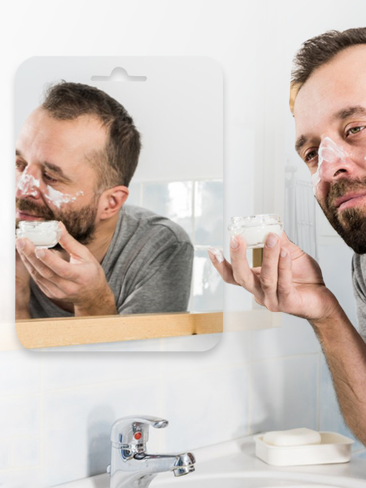 Acrylic Anti Fog Mirror Shower - Shaving Mirror Suction recension och pris