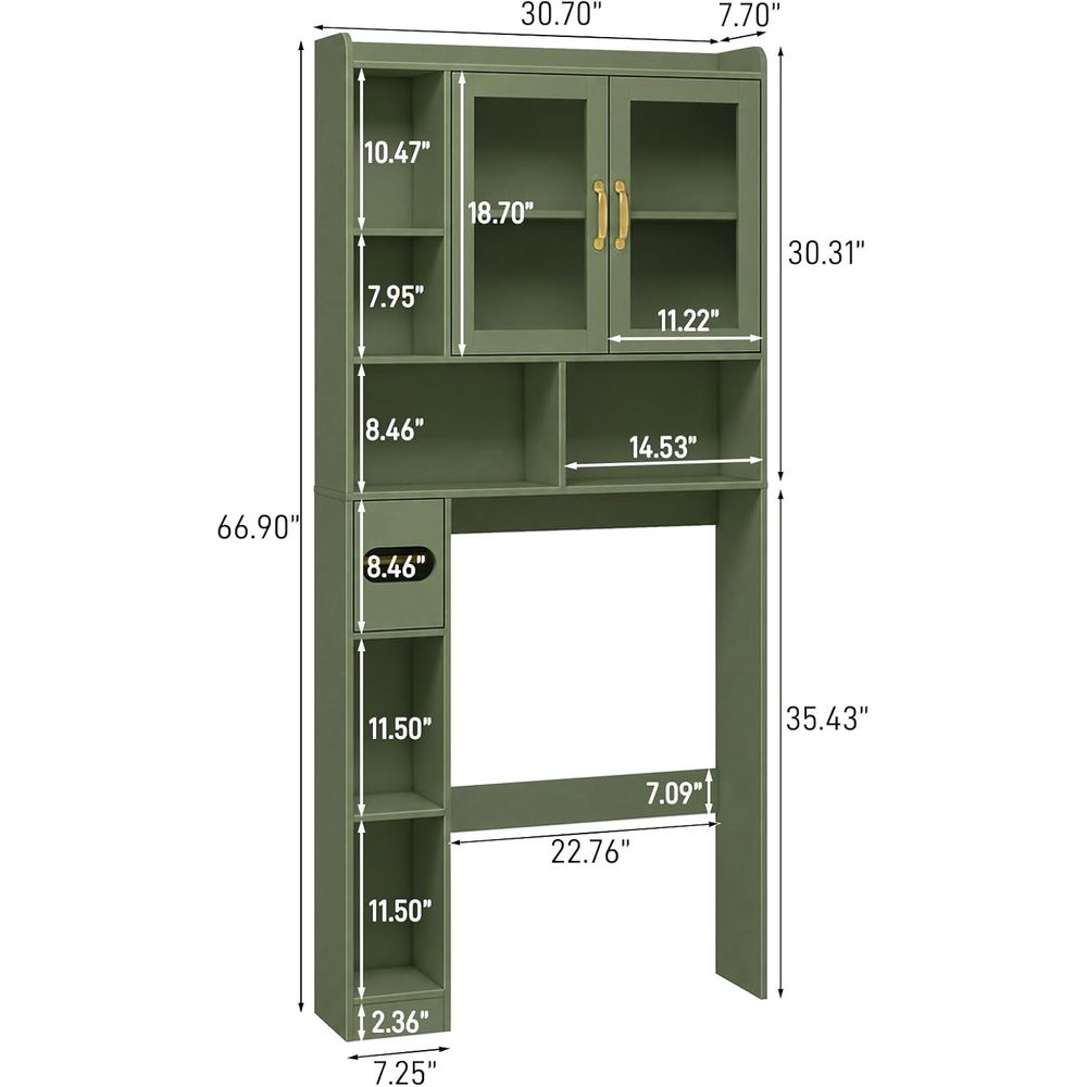 Space-Saving Acrylic Over-the- - Home And Bathroom recension och pris