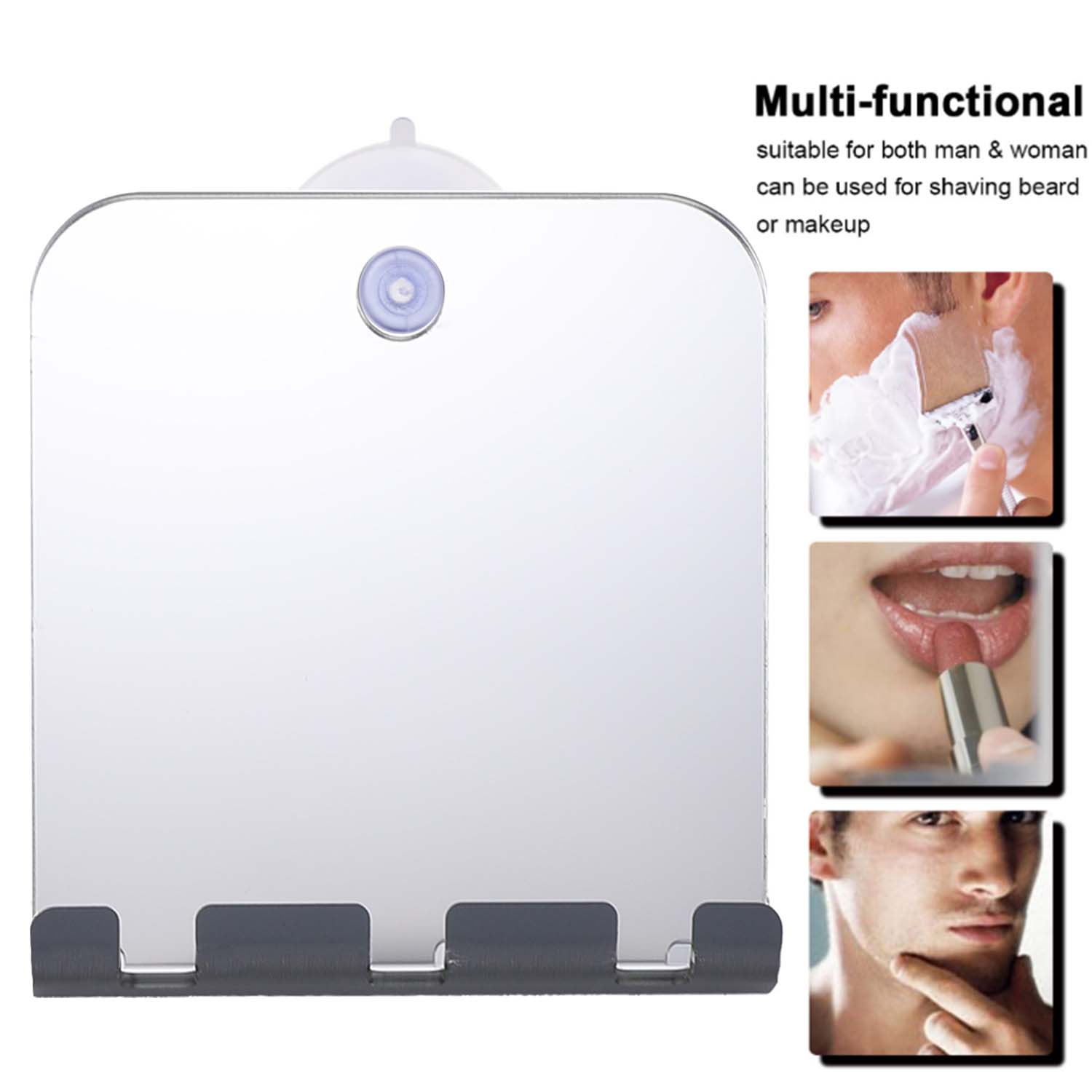 Unbreakable Fog Free Travel Mi - Shaving Mirror Suction recension och pris
