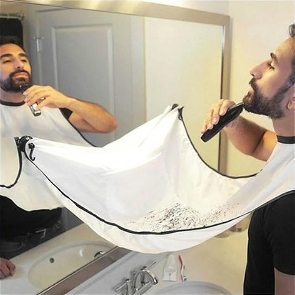 1PC Men Beards Shaving Aprons  - Shaving Mirror Suction recension och pris