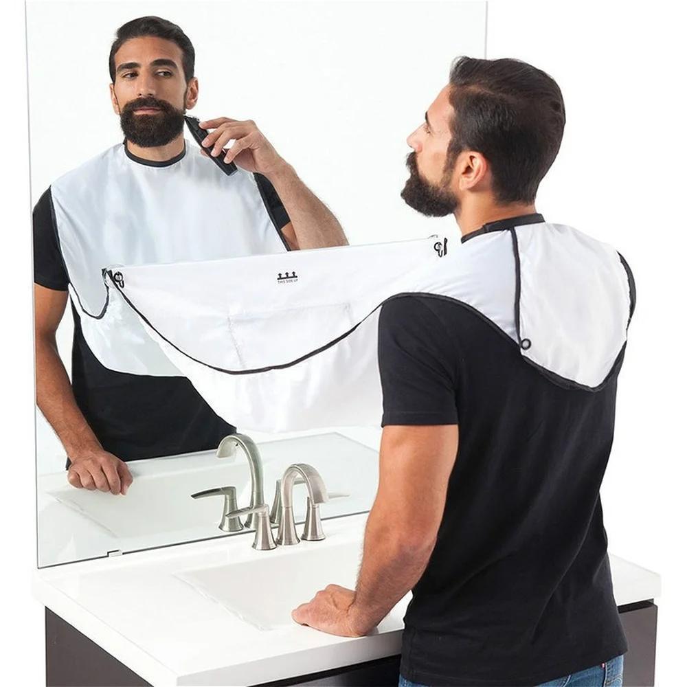 1PC Men Beards Shaving Aprons  - Shaving Mirror Suction recension och pris