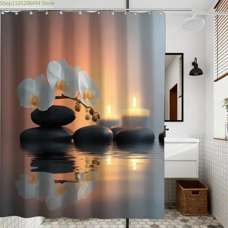 Zen Orchid and Stones Shower C - Home Bathroom Spa Ideas recension och pris