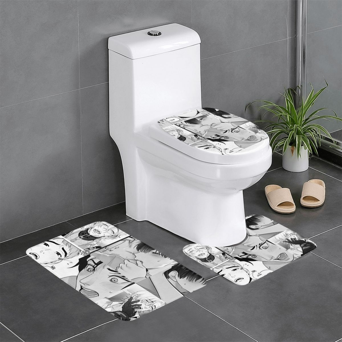 The Good Yaoi Boys 3 Pcs Bath  - Home Goods Bathroom Rugs recension och pris