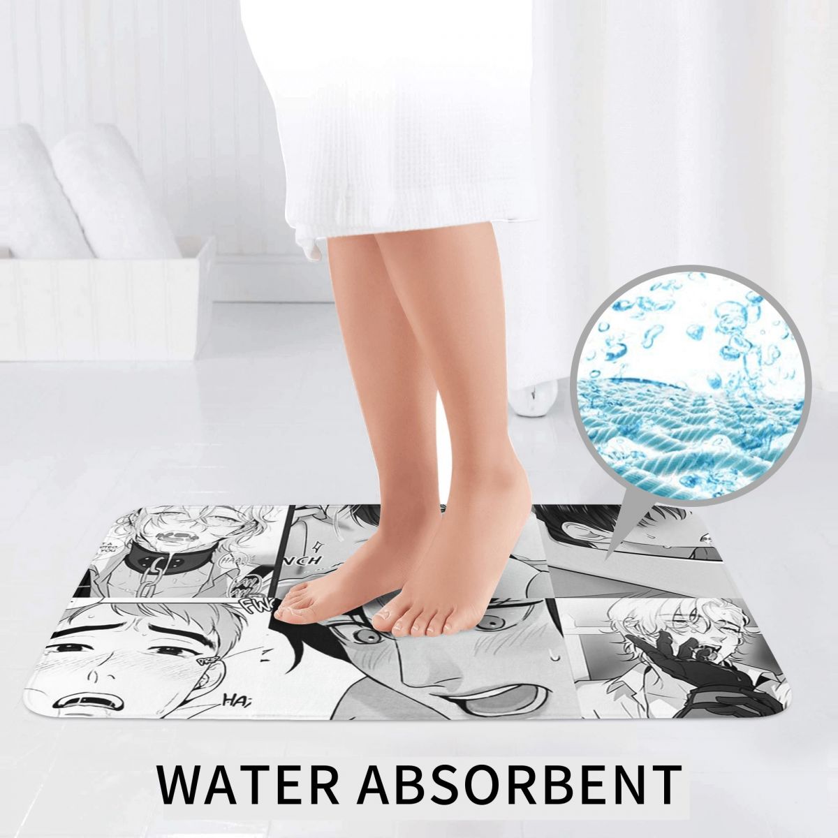 The Good Yaoi Boys 3 Pcs Bath  - Home Goods Bathroom Rugs recension och pris