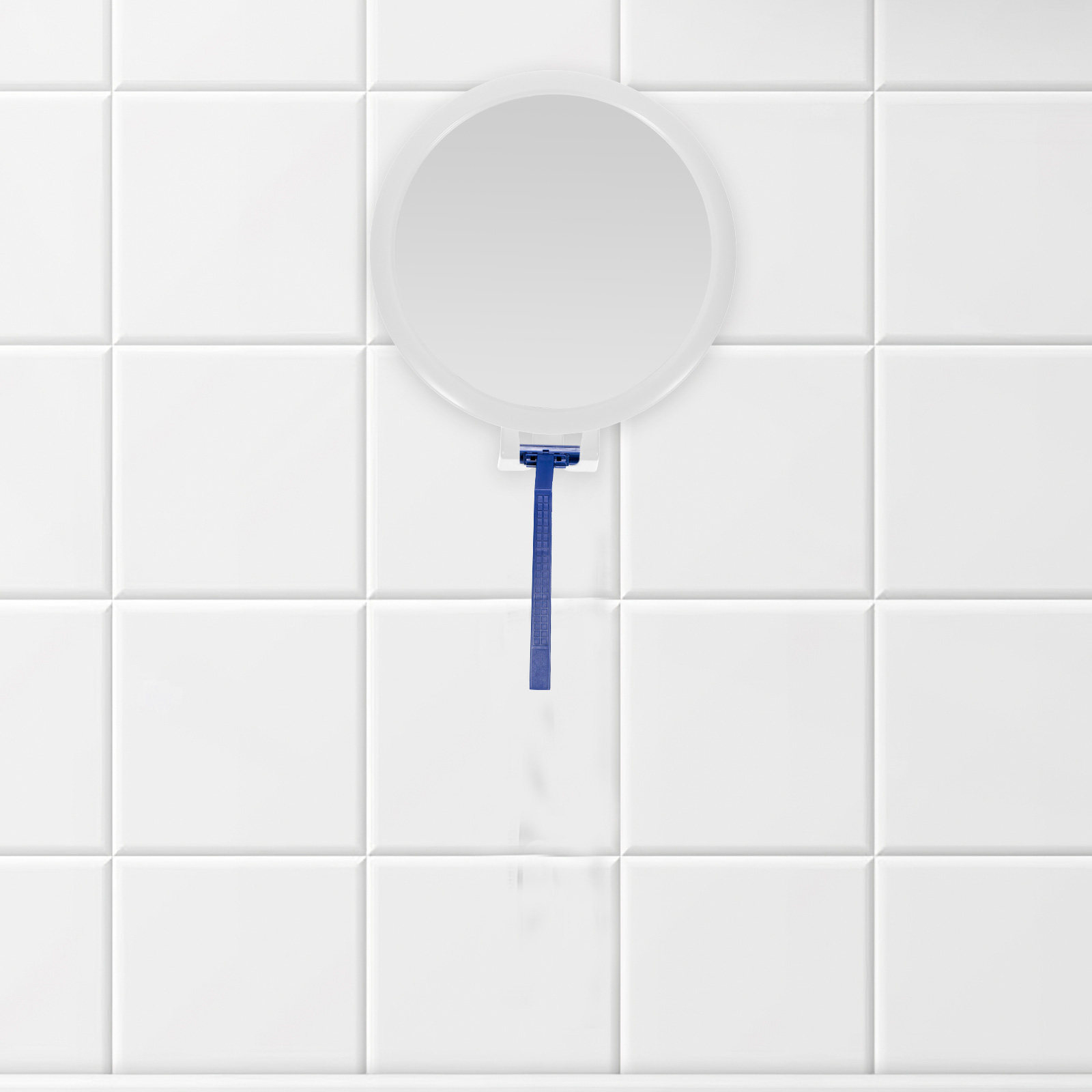 Round Fogless Shower Mirror Su - Shaving Mirror Suction recension och pris