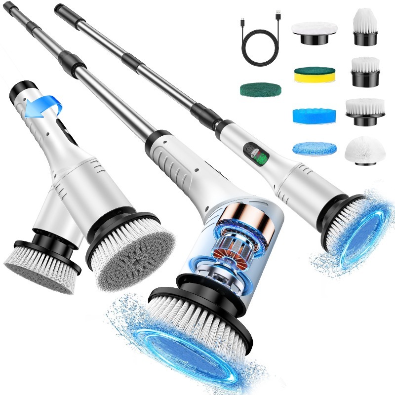 Electric Spin Scrubber 9 in 1  - Home Bathroom Cleaning Machine recension och pris