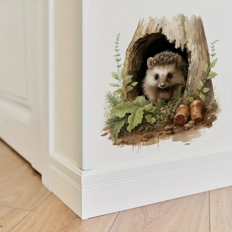 Little Hedgehog Hole Decal, To - Home Bathroom Door Design recension och pris