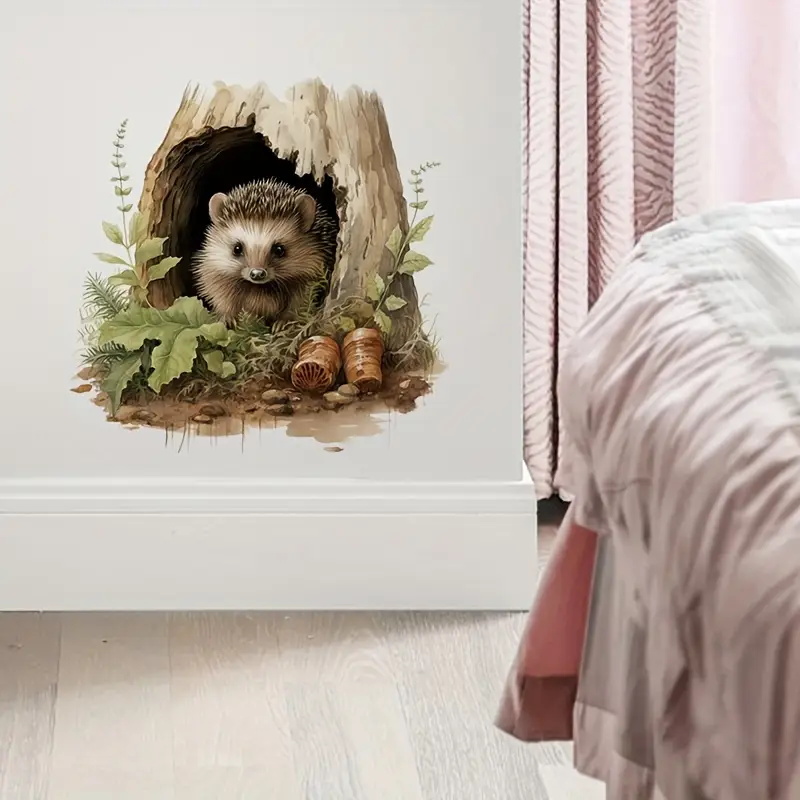 Little Hedgehog Hole Decal, To - Home Bathroom Door Design recension och pris